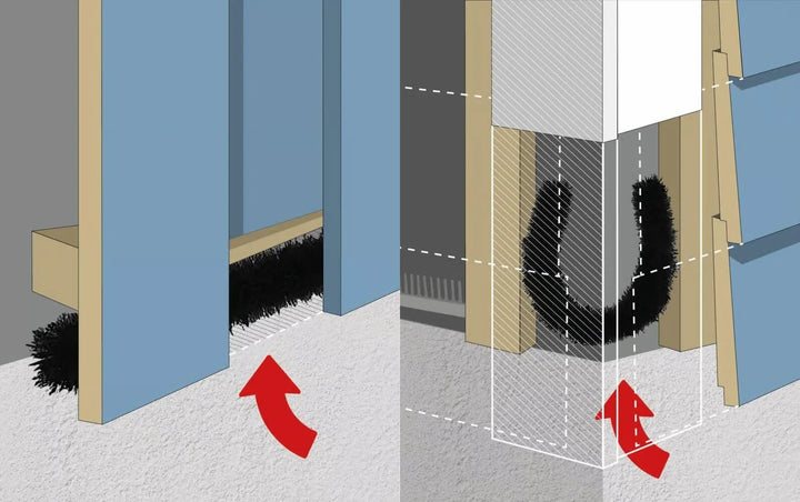 musebørste montering