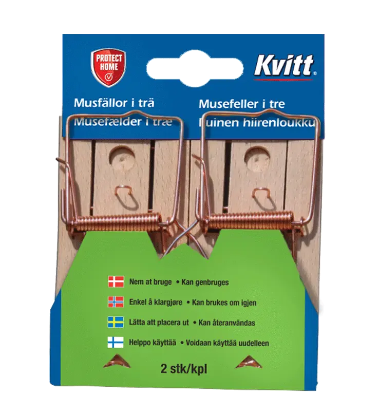 Kvitt Tremusefelle 2-pk