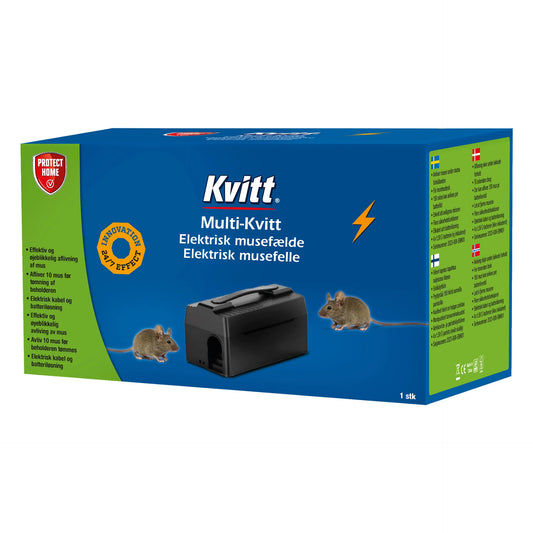 Multi-Kvitt Elektrisk musefelle
