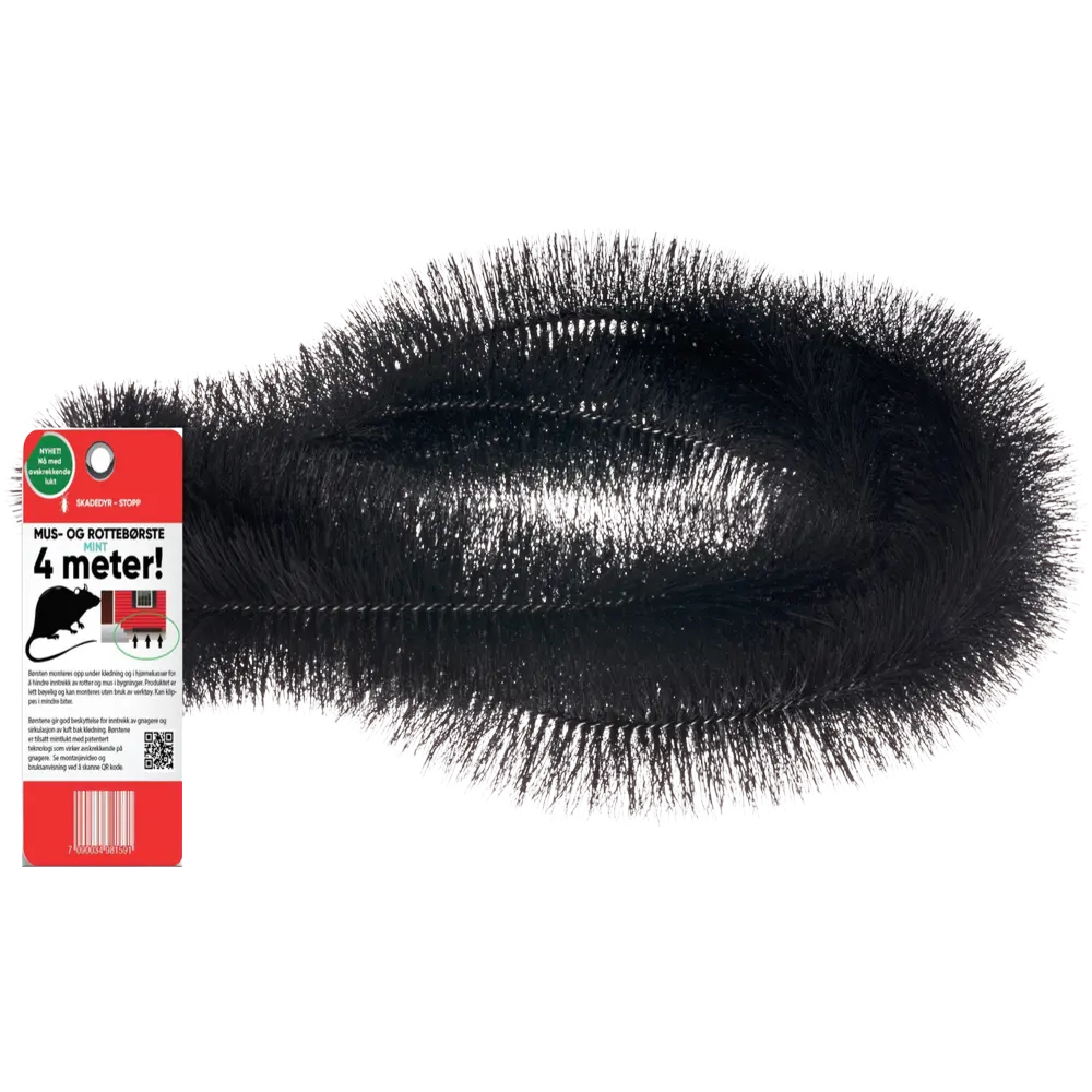 Mus- rottebørste mint proff 4m