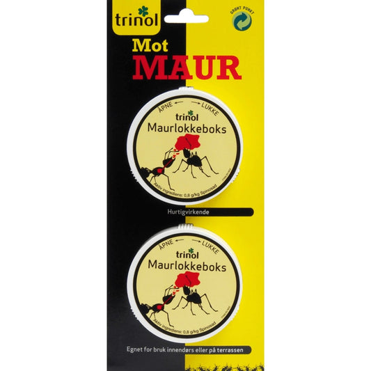 2 pk trinol maurlokkeboks maurfjerning